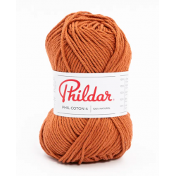 Phildar- Phil coton 4 coloris terracotta