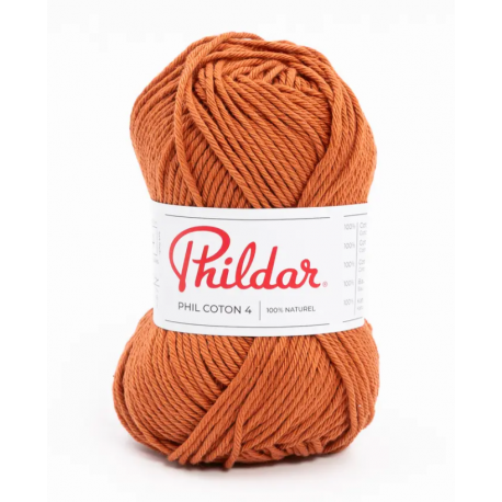 Phildar- Phil coton 4 coloris terracotta