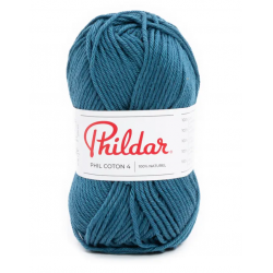 Phildar- Phil coton 4 coloris prusse